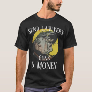 Camiseta Abogados, Armas y Dinero Quién trae las Papas Frit