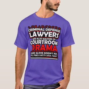 Camiseta Abogados de Defensa Penal son Maestros de la Sala