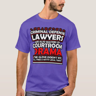 Camiseta Abogados de Defensa Penal son Maestros de la Sala
