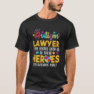 Camiseta Abogados del Autismo La gente busca a sus héroes q
