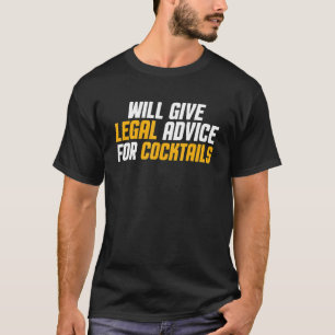 Camiseta Abogados Hombres Mujeres Darán Asesoramiento Legal