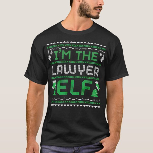 Camiseta Abogados Navidades de la Facultad de Derecho Elf (Anverso)