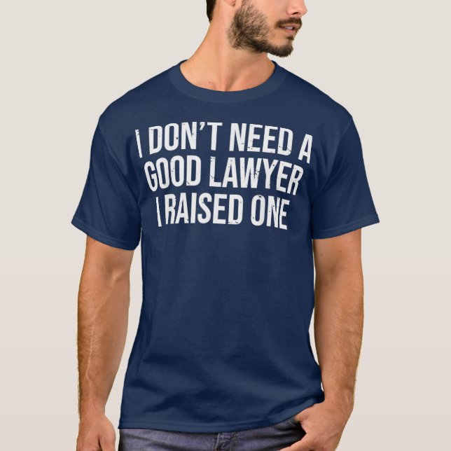 Camiseta Abogados padres padre escuela de derecho materno (Anverso)