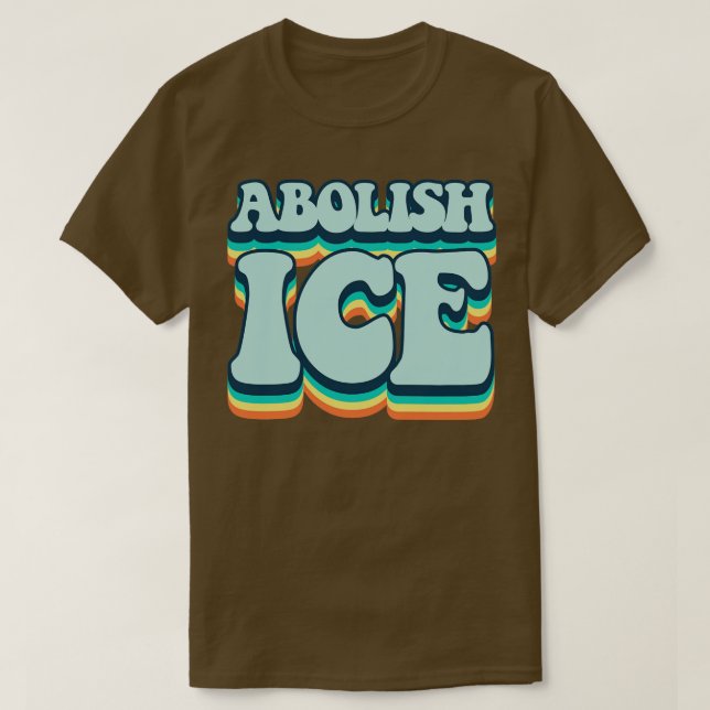 Camiseta Abolir el hielo (Diseño del anverso)