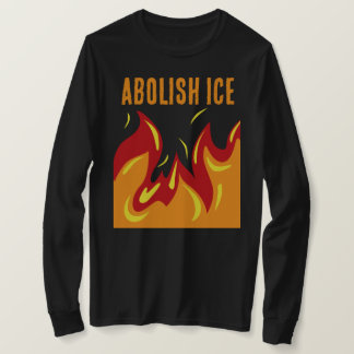 Camiseta ABOLIR EL HIELO con LLAMAS