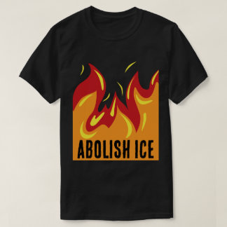 CAMISETA ABOLIR LA ICE CON LLAMAS