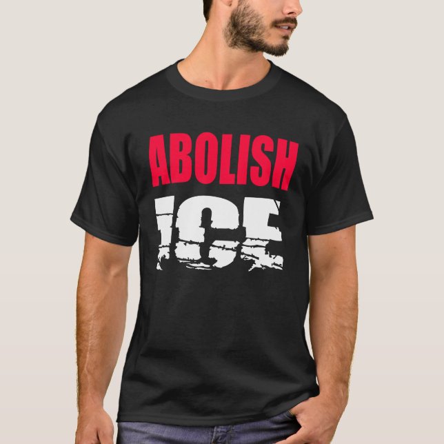 Camiseta Abolish ICE (Anverso)