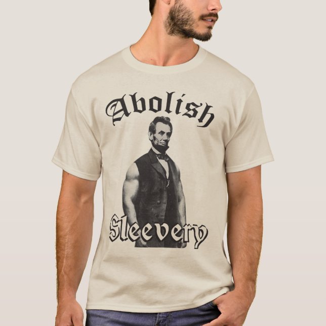 Camiseta Abolish Sleeach - Abraham Lincoln (Anverso)