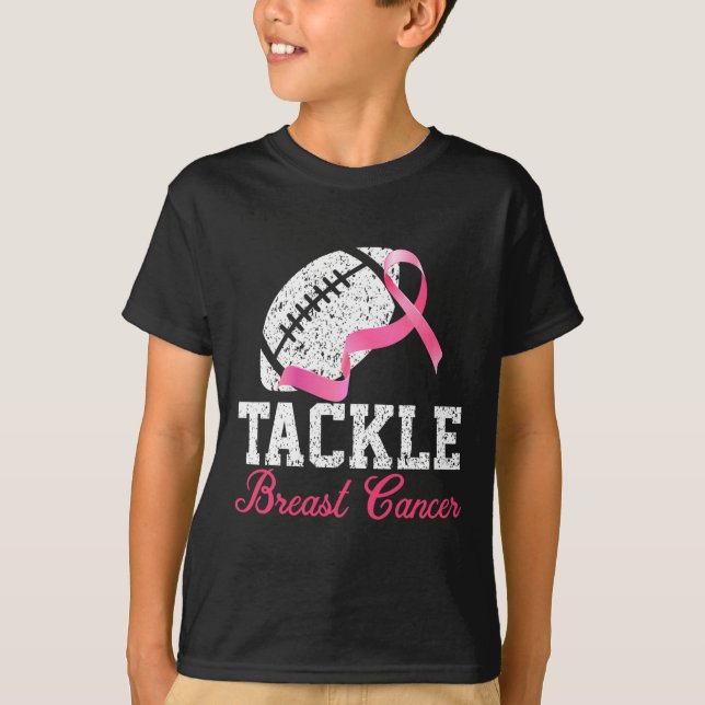 Camiseta Abordar a sobreviviente de cáncer de mama Cinta ro (Anverso)