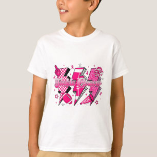 Camiseta Abordar el cáncer de mama Rayo de Sensibilización
