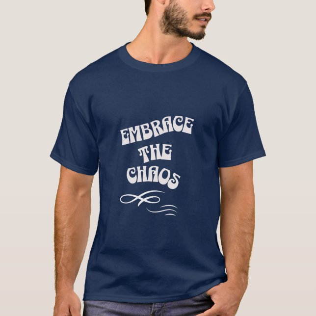 Camiseta Abordar el caos (Anverso)