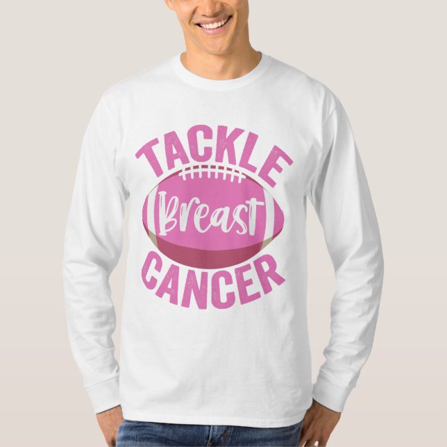 Camiseta Abordar el tema del cáncer de mama Divertido regal (Anverso)