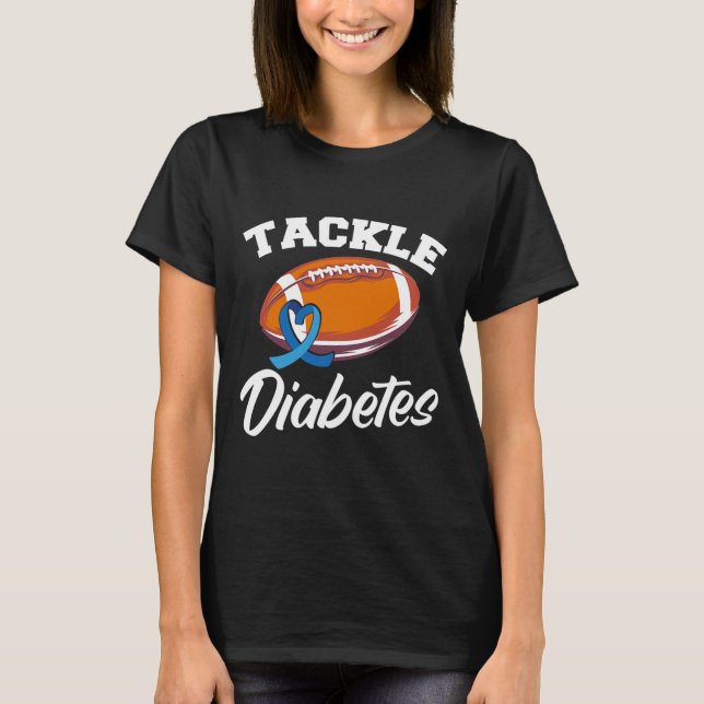 Camiseta Abordar la diabetes del guerrero del T1d para la d (Anverso)