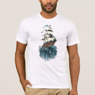 Camiseta Abordar la lucha   Barcos de marineros
