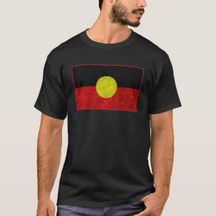 Camiseta Aborígenes de la bandera aborigen australiana con 