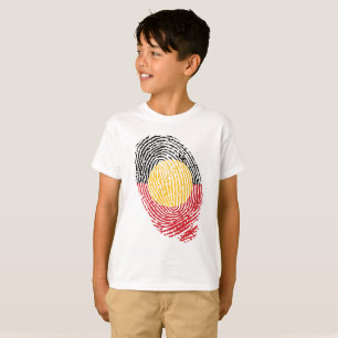 Camiseta Aboriginal Australia fingerprints 