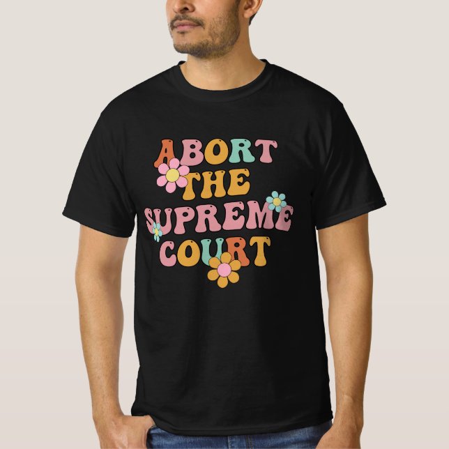 Camiseta Abortar El Tribunal Supremo (Anverso)