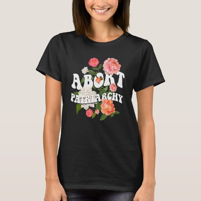 Camiseta Abortar patriarcado Derechos de la mujer Elección  (Anverso)