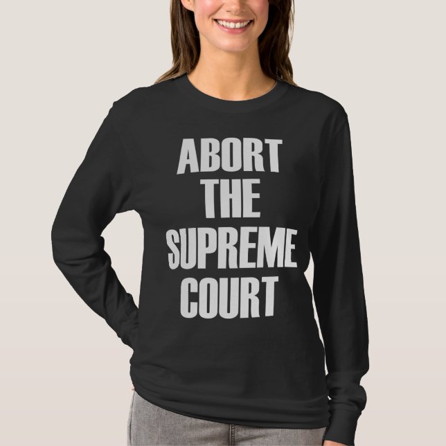 Camiseta Aborto Del Tribunal Supremo De SCOTUS Pro Choice R (Anverso)