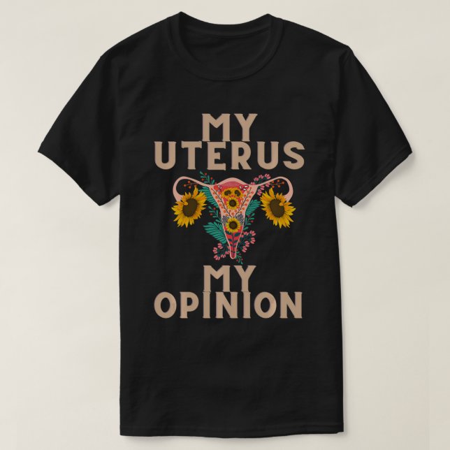 Camiseta Aborto Derechos de las mujeres Mi útero mi grafo d (Diseño del anverso)