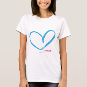 Camiseta Abra la aguamarina del corazón