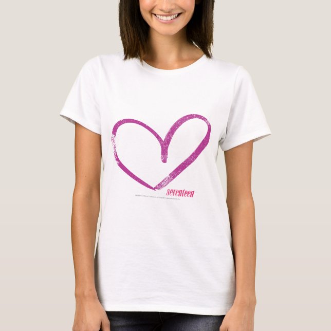 Camiseta Abra la púrpura del corazón (Anverso)