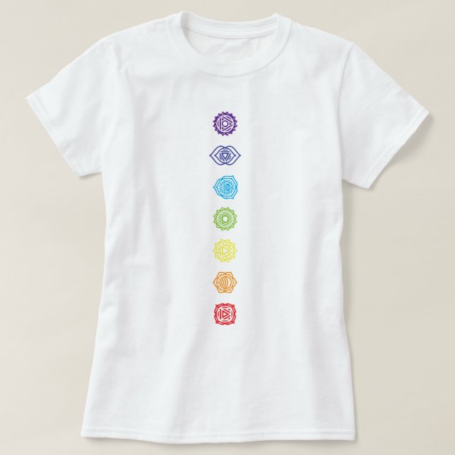 Camiseta Abra y controle su Chakra (Diseño del anverso)