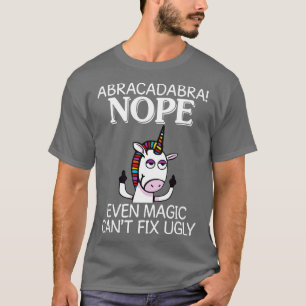 Camiseta Abracadabra Nope Hasta Magic Puede Unicorn Funny U