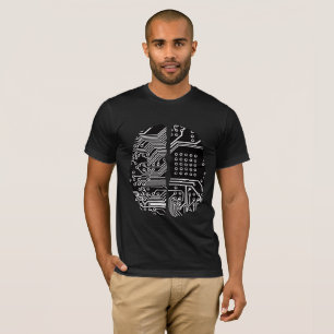 Camiseta Abrace el futuro con nuestro cerebro urbano de IA