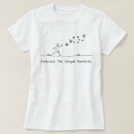 Camiseta Abrace los momentos simples - niños jugando afuera