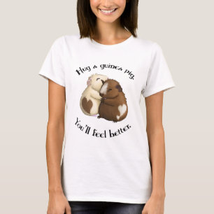 Camiseta Abrace un conejillo de Indias