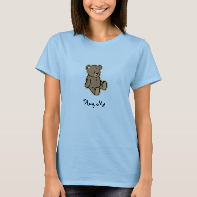 Camiseta Abráceme oso de peluche (Anverso)