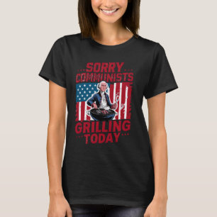 Camiseta Abraham BBQ 4 de julio Lo siento Comunistas Soy Gr