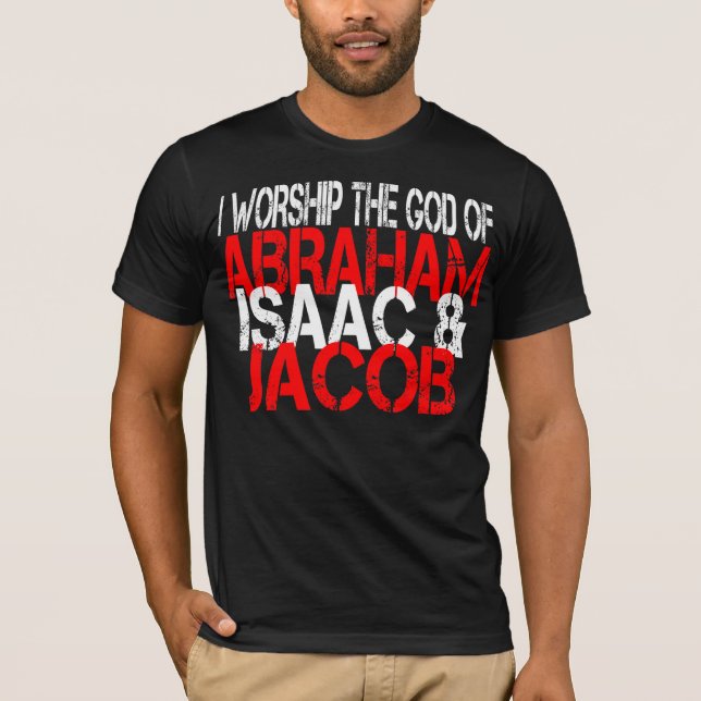 Camiseta Abraham, Isaac, y Jacob (Anverso)
