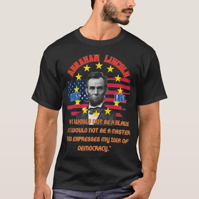 Camiseta Abraham Lincoln (Anverso)