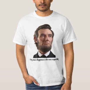 Camiseta Abraham Lincoln