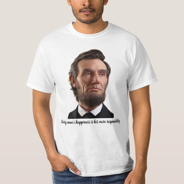 Camiseta Abraham Lincoln (Anverso)