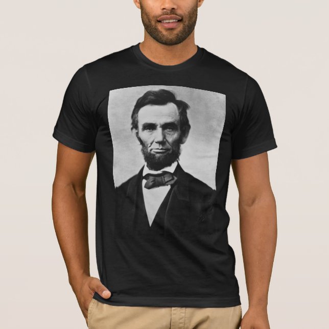 Camiseta Abraham Lincoln: 16º presidente de América (Anverso)