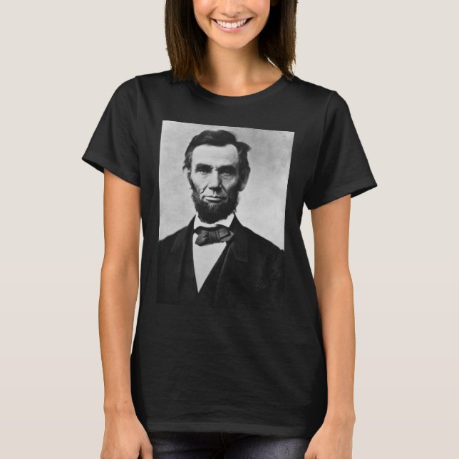 Camiseta Abraham Lincoln: 16º presidente de América (Anverso)