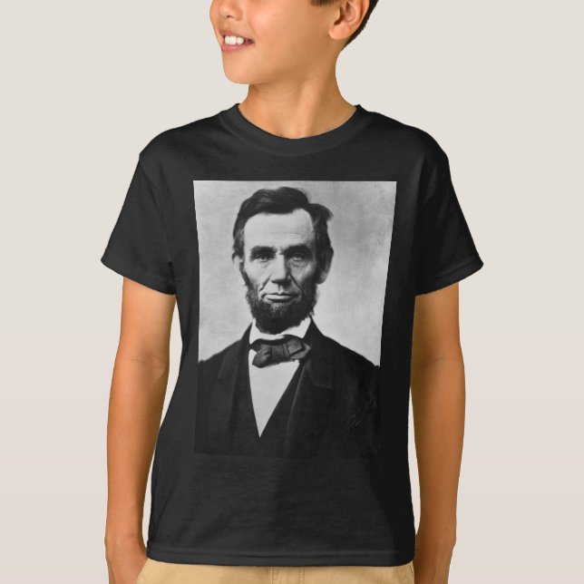 Camiseta Abraham Lincoln: 16º presidente de América (Anverso)
