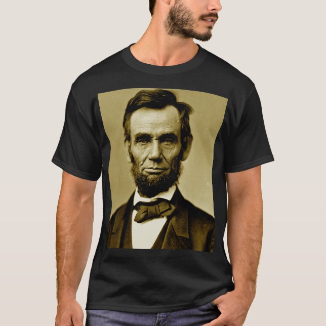 Camiseta Abraham Lincoln 16º presidente de los Estados Unid (Anverso)