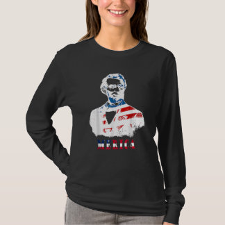 Camiseta Abraham Lincoln 4 De Julio Bandera Estadounidense