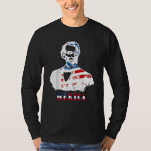 Camiseta Abraham Lincoln 4 De Julio Bandera Estadounidense 