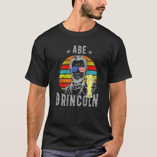 Camiseta Abraham Lincoln 4 De Julio De 2022 Abraham Lincoln (Anverso)