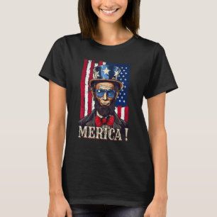 Camiseta Abraham Lincoln 4 De Julio Merica Hombres Mujeres 