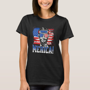 Camiseta Abraham Lincoln 4 de julio Merica hombres mujeres 