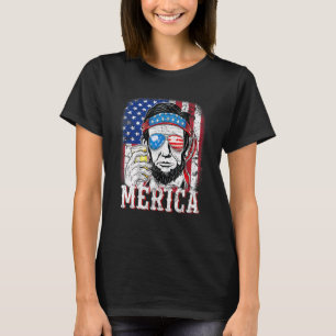 Camiseta Abraham Lincoln 4 De Julio Merica Hombres Mujeres