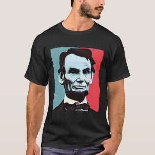 Camiseta Abraham Lincoln 4 de julio Retrato Pullover Hood