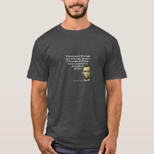 Camiseta Abraham Lincoln Cita Sobre Los Engañadores