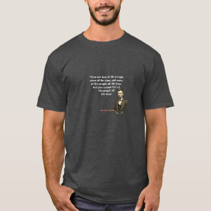Camiseta Abraham Lincoln Cita Sobre Los Engañadores